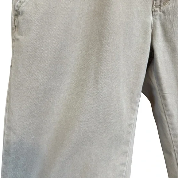 Free People 100% Cotton Chino Low Rise Khaki in Stone Size 0 #1991 - Picture 5 of 8
